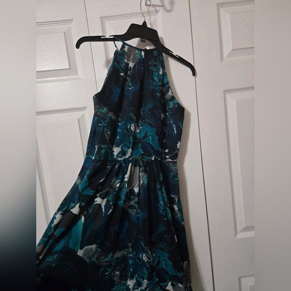 Ann Taylor Loft Blue & Teal Dress, Size 4 petite, EUC - Picture 11 of 16